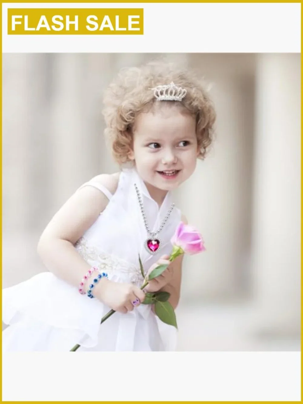 36pc Princess Play Jewelry Set Dress Up Costume Necklace Bracelet Rings